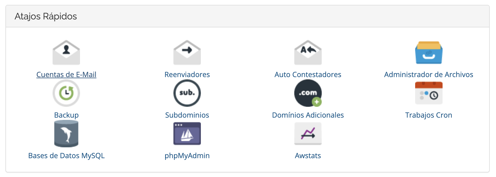 Atajos principales